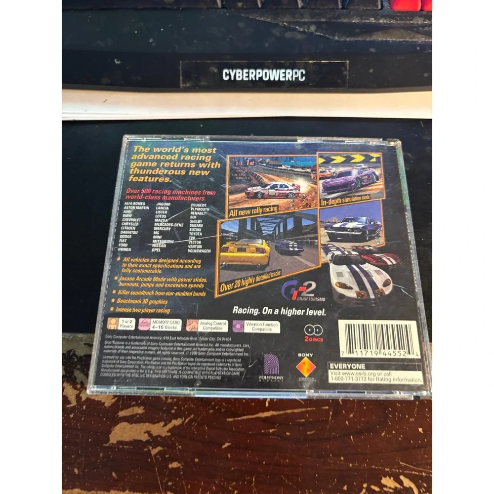 Grand Turismo 2 GT2 Greatest Hits Playstation PS1 tested